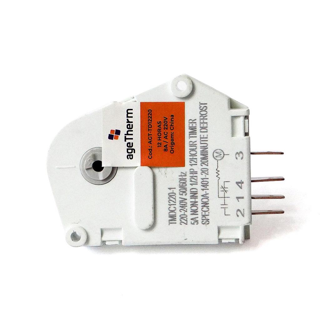 Timer Degelo Brastemp Consul 12h 220v Tmdc1220-1 4 Pinos