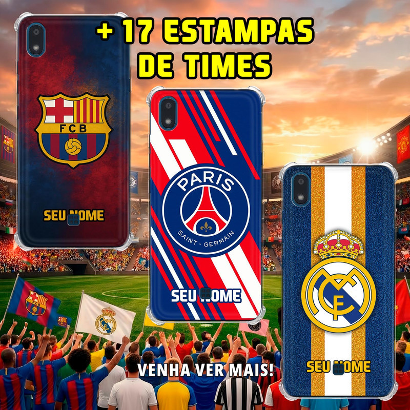 Capa Capinha para LG K8 Plus - Times Futebol Internacional