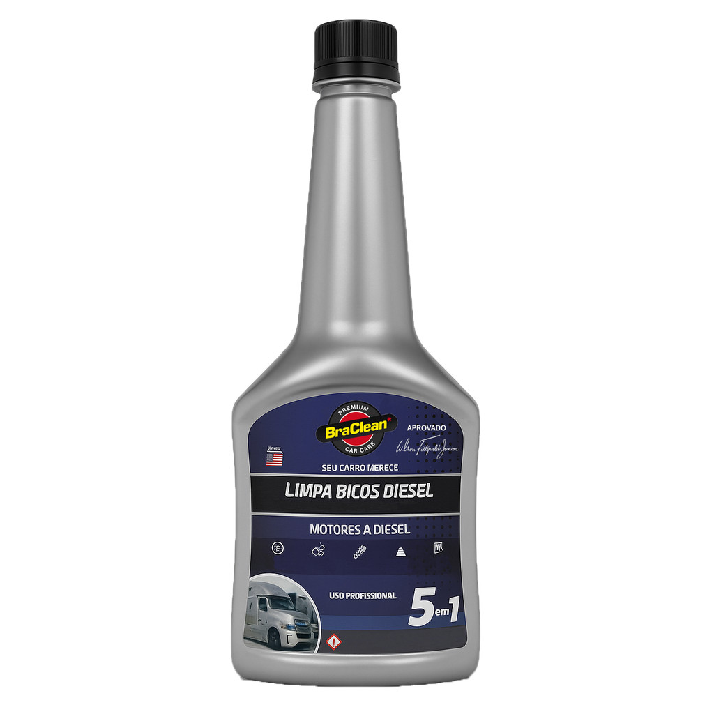 Aditivo Limpa Bico Injetor Diesel 500ml Limpeza Depósitos Resíduos Reduz Consumo Melhora Desempenho