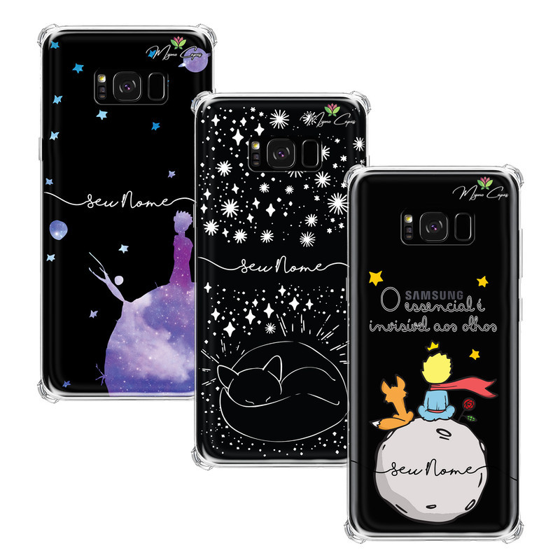 Capa Capinha - Samsung Galaxy S8 Plus - Pequeno Principe Personalizada com Nome