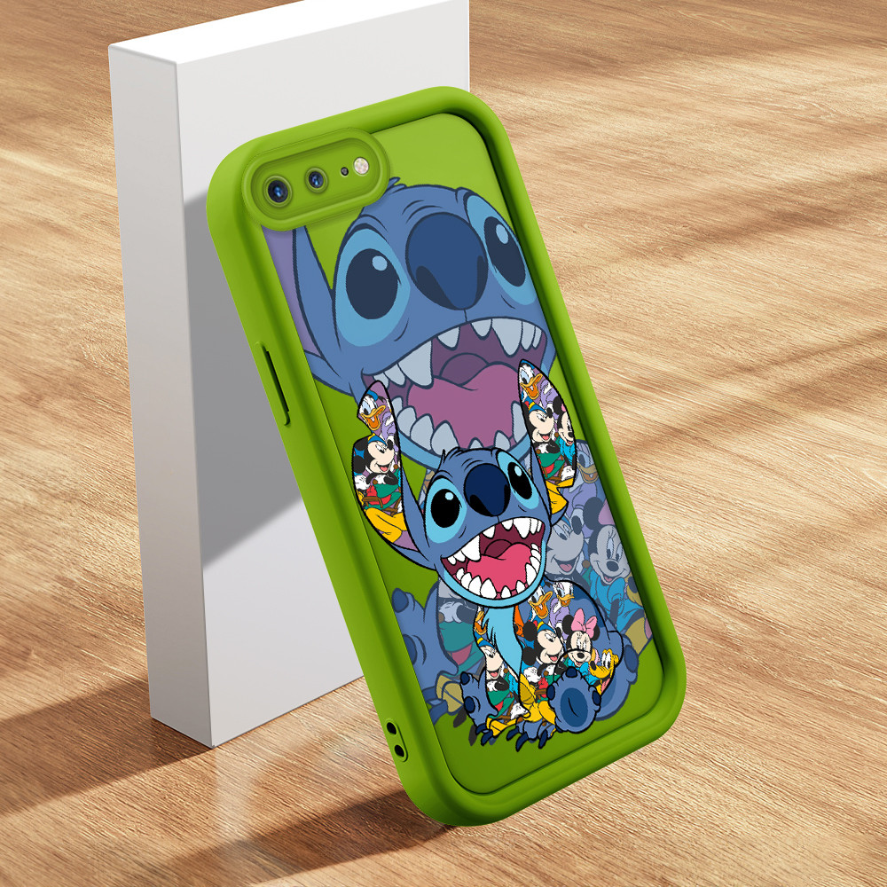 Capa De Celular Anti Choque Para iPhone 7 8 Plus Capinha Macia Silicone Stitch TY 2356
