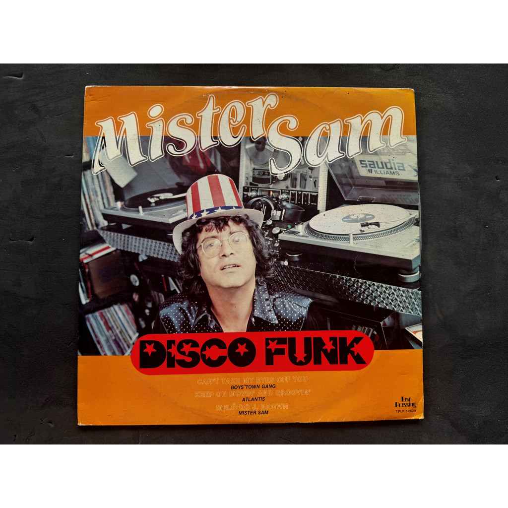 LP MISTER SAM DISCO FUNK VOL 7 DISCO AMARELO