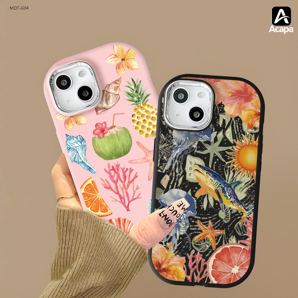 Capinha Anti Choque Para Motorola Moto G05 G04 G04S G6 G7 G8 G9 Play Plus Power Lite Capa Macia Proteção Case PDD 1641