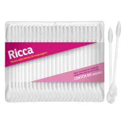 Kit Com 2 Aplicadores De Maquiagem Descartável Ricca