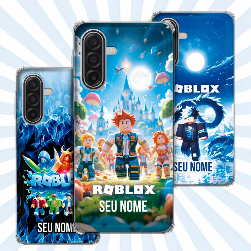 Capa Capinha - Samsung Galaxy A17 - Jogo Roblox Gamer Avatar Skin Personalizada Nome