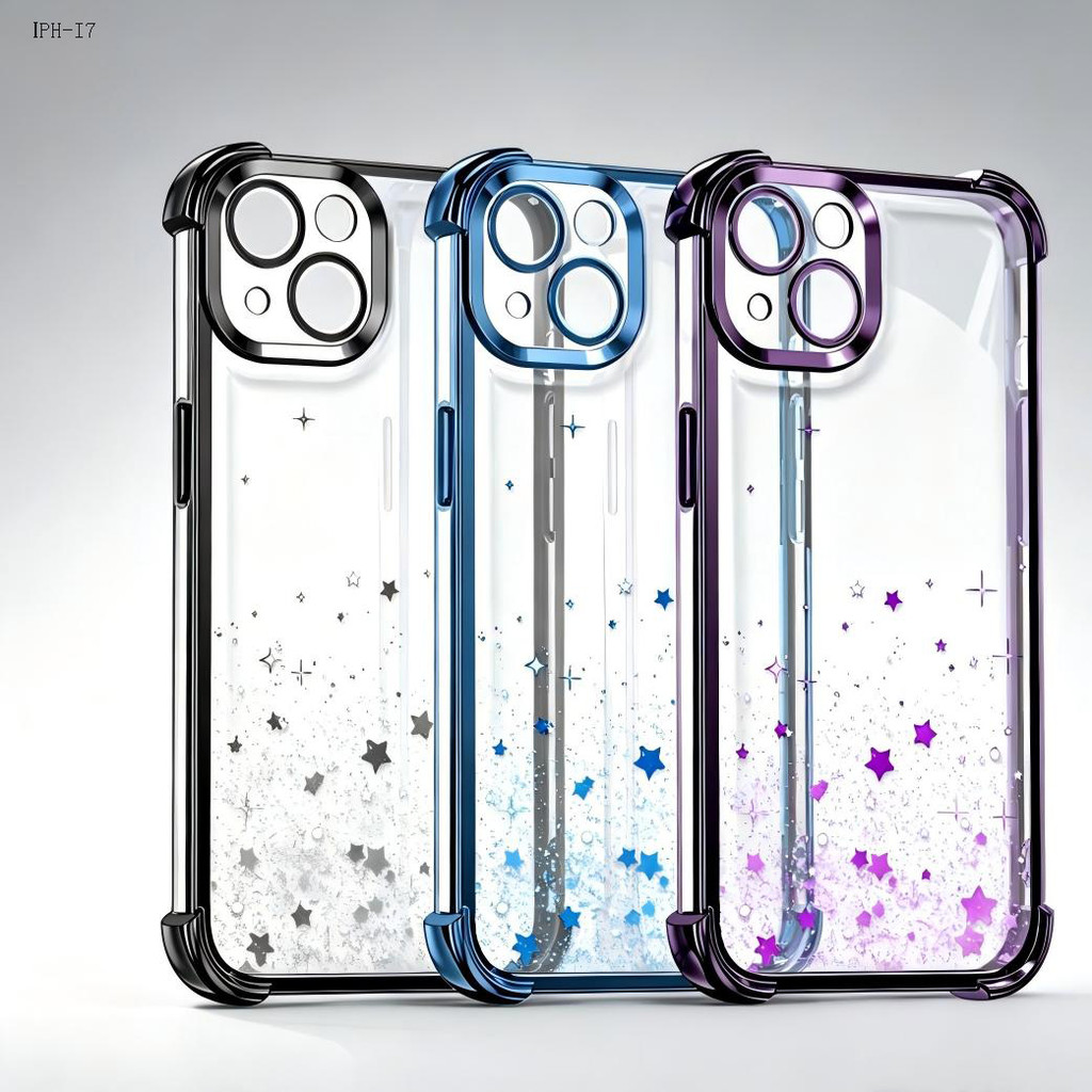 Capinha Capa Impacto Transparente Para iPhone 17 17E 16 16E 15 14 13 12 11 XR X XS 7 8 SE Pro Max Plus Capas 0996 FS