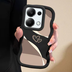 Capinha Fofo Para Xiaomi Redmi Note 13 Pro 4G Capa De Silicone Macia Estilo Simples Macaron Case 0489