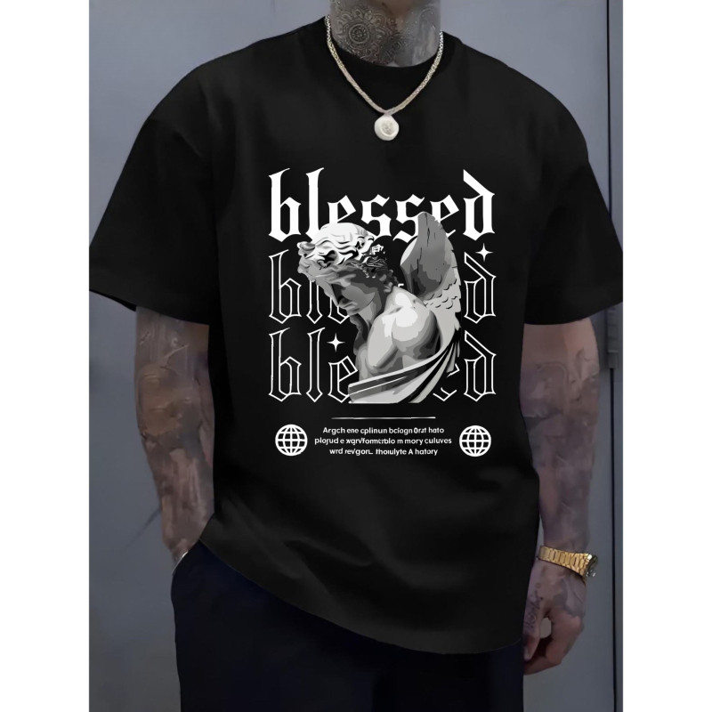 Camiseta Estampada Masculina Feminina Estilo Jovem Urbano Street Style Casual Gola Redonda Preto Branco P M G GG