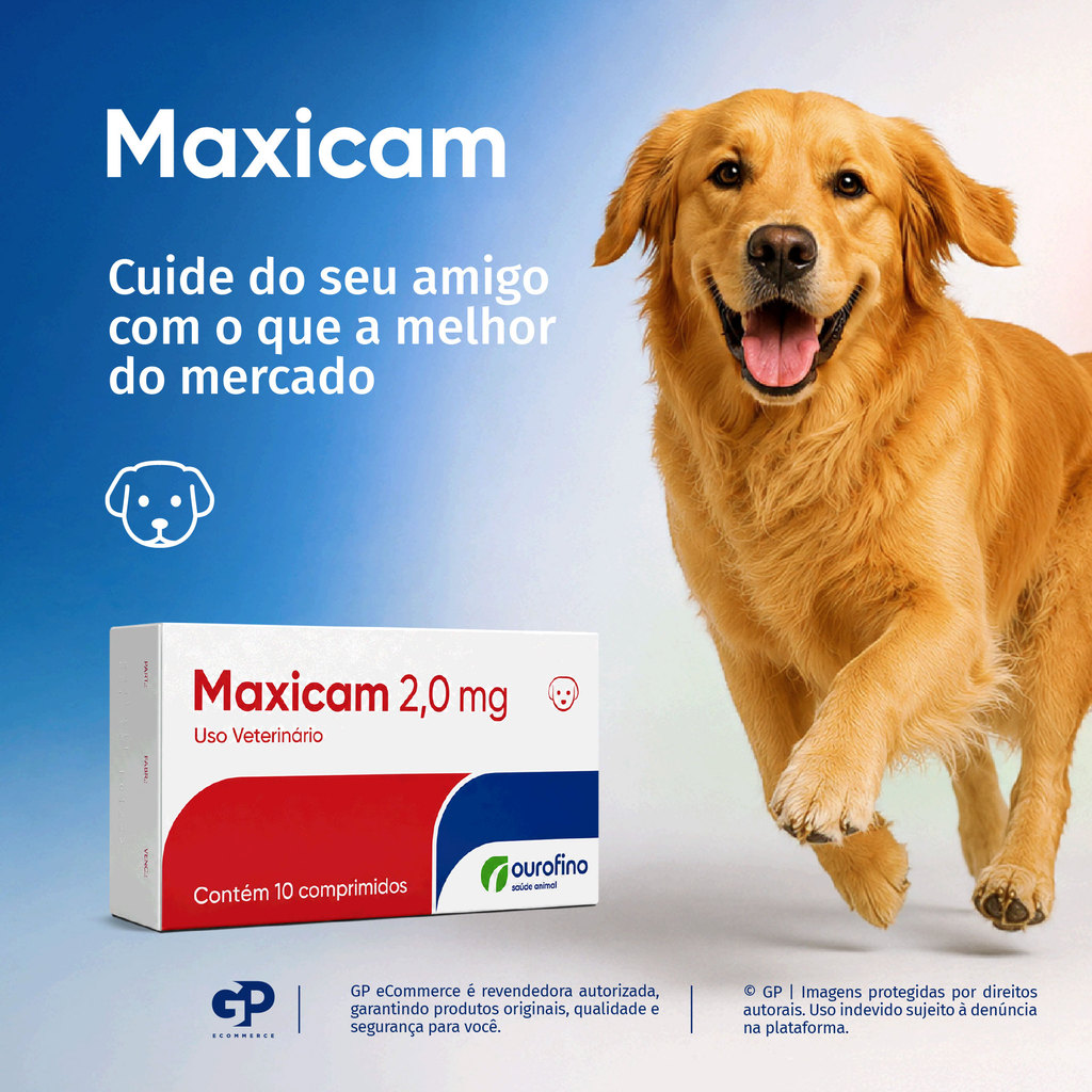 Maxicam 2mg para Cães 10 Comprimidos Ourofino · foto 2