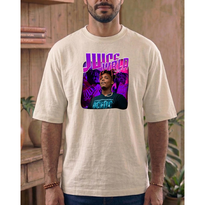 Camiseta Personalizada Estampada Oversized Streetwear Juice WRLD