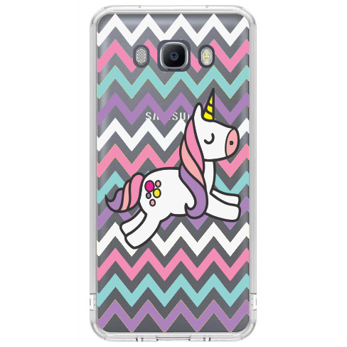 Capa Capinha Para Samsung J7 2016 (Metal) Personalizada - Unicornio