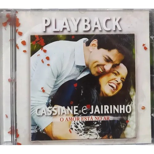 CD CASSIANE E JAIRINHO - O AMOR ESTA NO AR - PLAYBACK - LACRADO