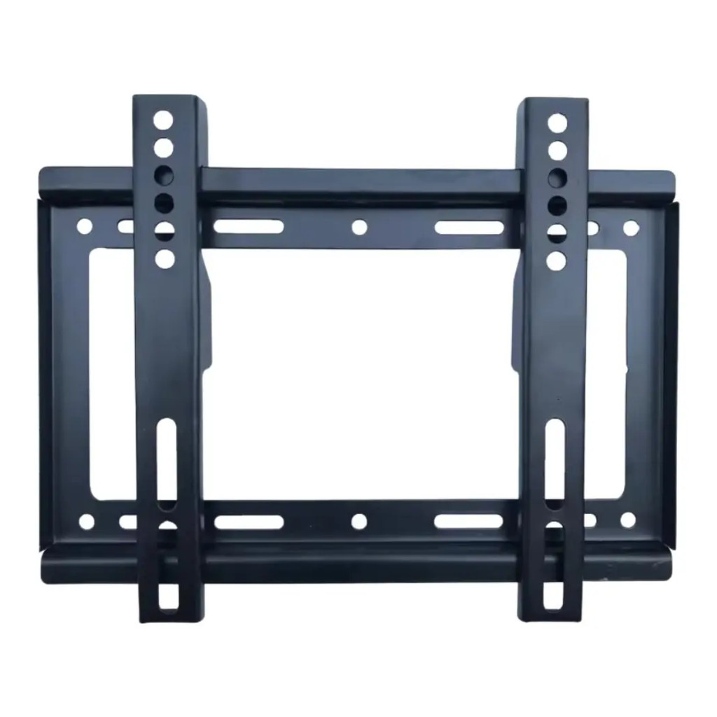 Suporte Fixo para TV 14 a 42 Polegadas Universal LED LCD VESA 200x200 Slim Preto