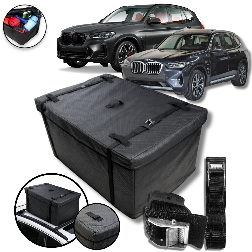 Bolsa Maleiro Teto Impermeável + Cinta 370l BMW X3 Todos