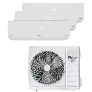 Ar Condicionado Tri Split Inverter Philco 27000 BTUs (2x9000+1x12000) Quente e Frio 220V PAC27QV