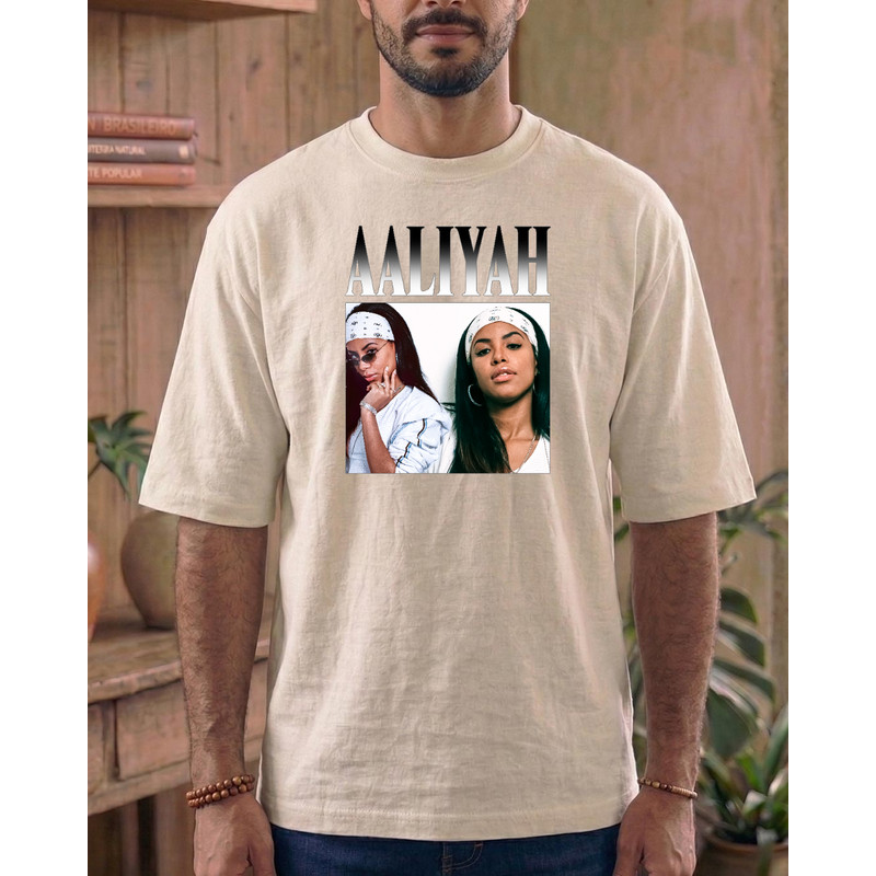 Camiseta Aaliyah Estampada Personalizada Oversized Streetwear