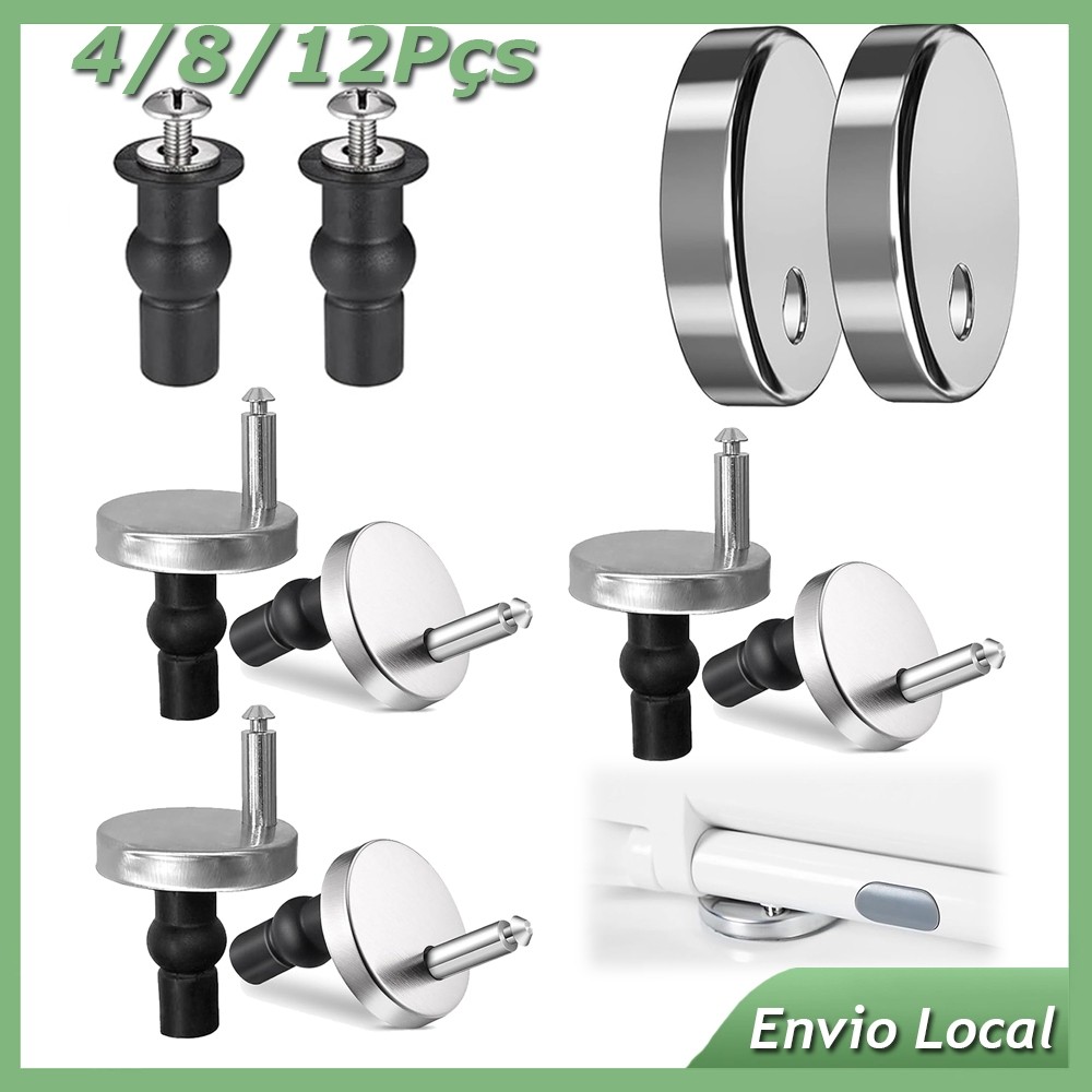 4/8/12peças Parafuso Para Fixação Assento Sanitário Kit  conjunto de fixadores resistentes