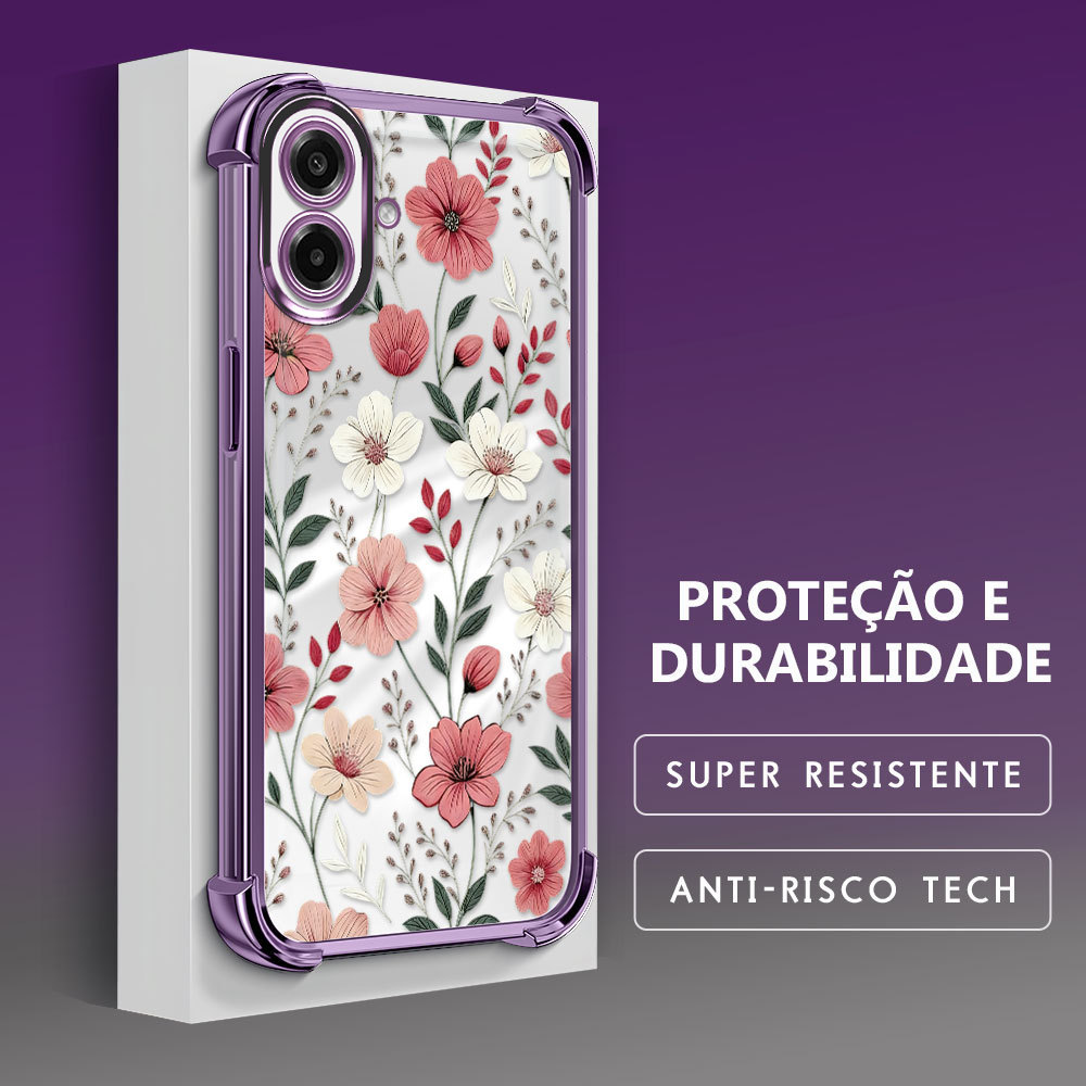Capinha Para Samsung Galaxy A07 4G Capa Anti Impacto Transparente Macia Proteção Case SJ 1106