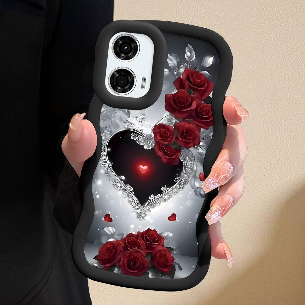 Capinha Fofo Para Motorola Moto G24 G04 G04S E14 Capa De Silicone Macia Estilo Simples Macaron Case 0565