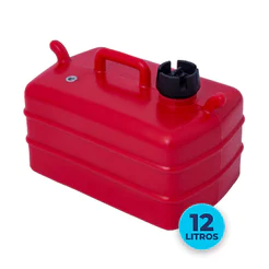 TANQUE 12 LITROS HORIZONTAL VERMELHO