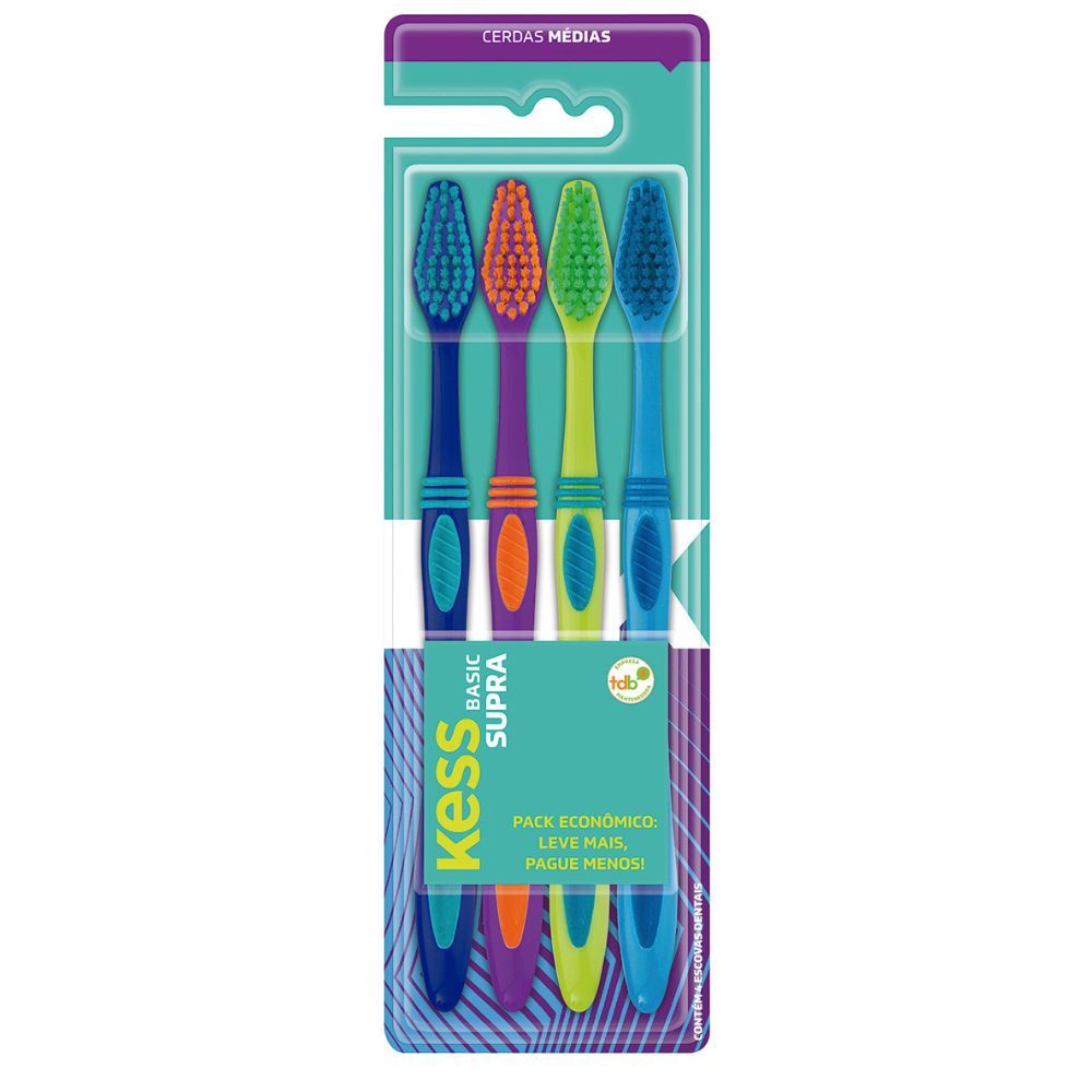 Pack Com 4 Esc. Dentais Kess Basic Supra