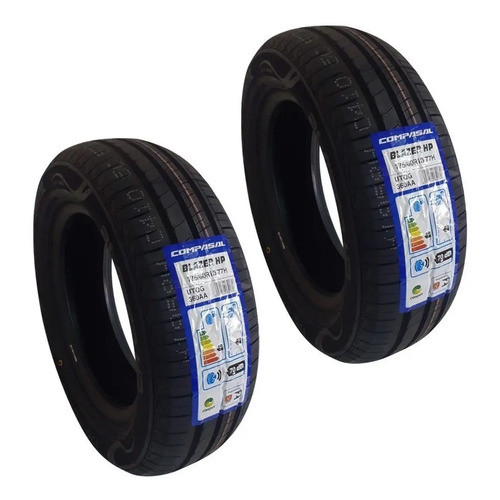 Par De Pneus Compasal Aro 13 175/60 R13 77h Blazer Hp
