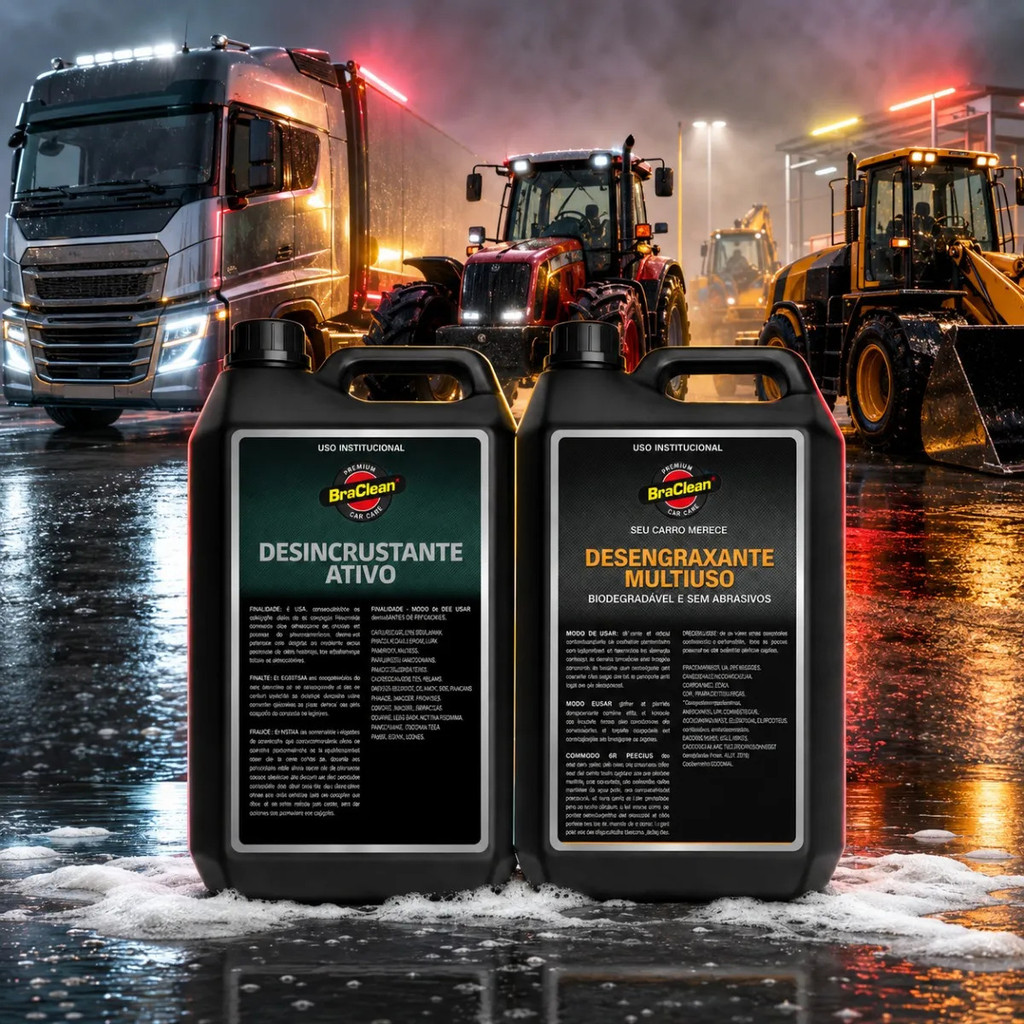 Kit Shampoo 10L Máquinas Agrícolas Frota Trator Maquinário Agro E Oficina E Lava Rápido Geral
