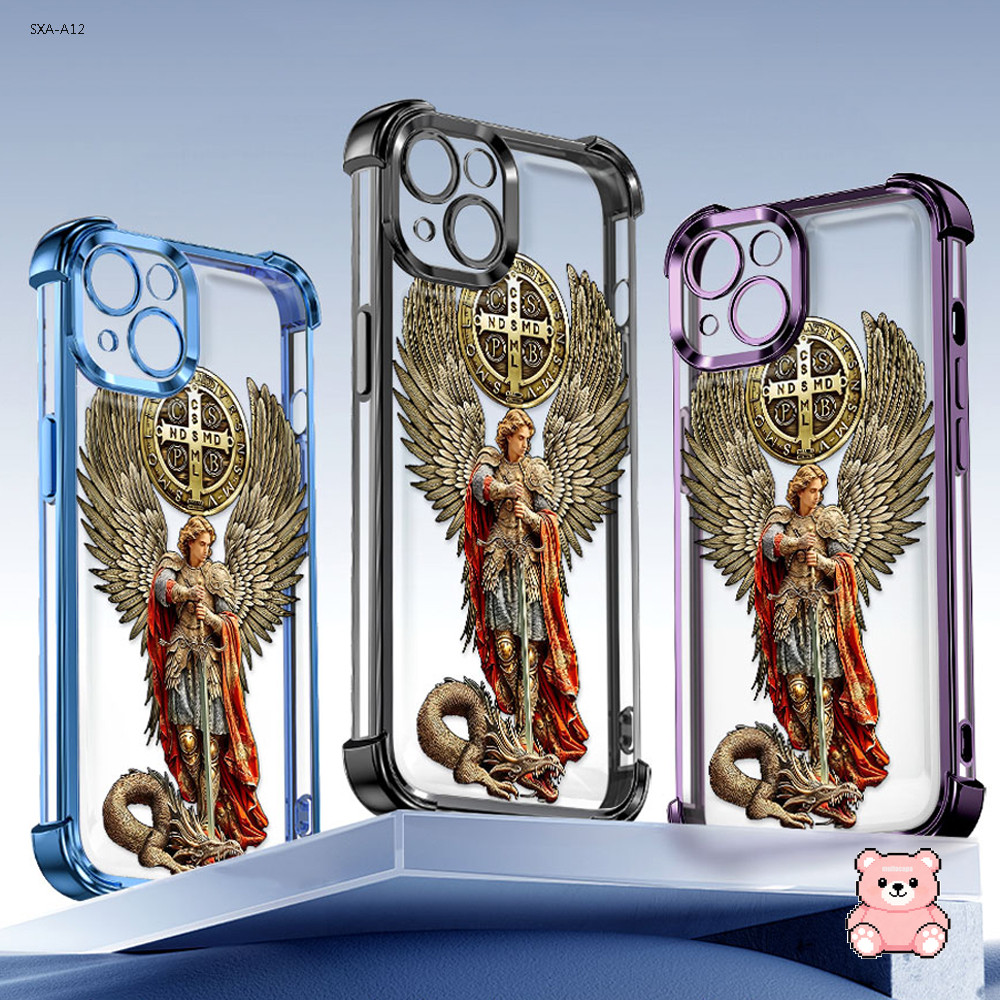 Capinha Para Samsung Galaxy A17 A16 A15 A14 A13 A12 4G 5G Anti Impacto Transparente Capa FS 1305