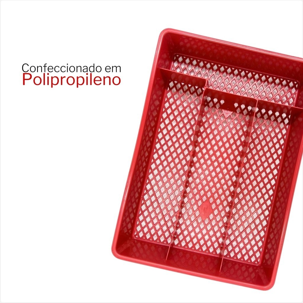 Organizador Porta Talheres De Gaveta compacto Escorredor para garfo faca colher — imagem 2 de 2