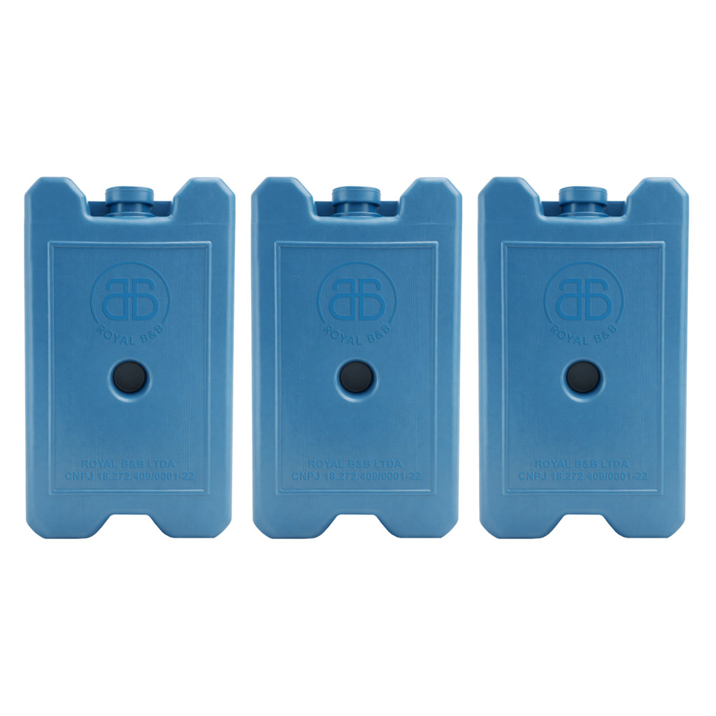 Kit 3 Gelo Placa Gel Artificial 400ml Bolsa Térmica Reutilizável Cooler Viagem Praia Camping