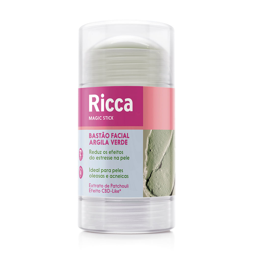 Bastão Facial Argila Verde Ricca