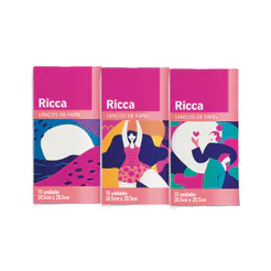 Lenço de Papel Ricca