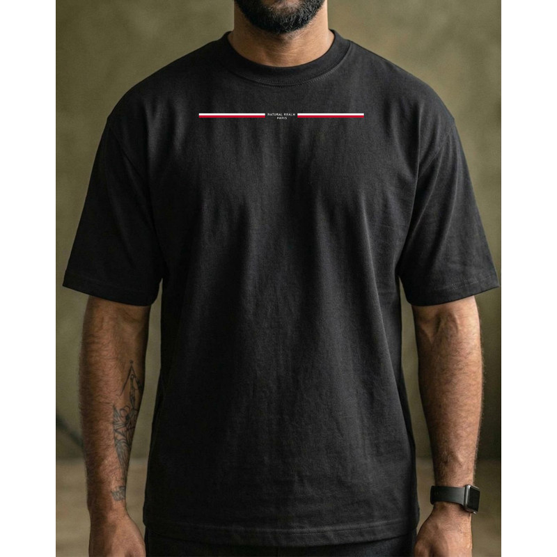 Camiseta Estampada Natural Realm Paris Personalizada Oversized Streetwear