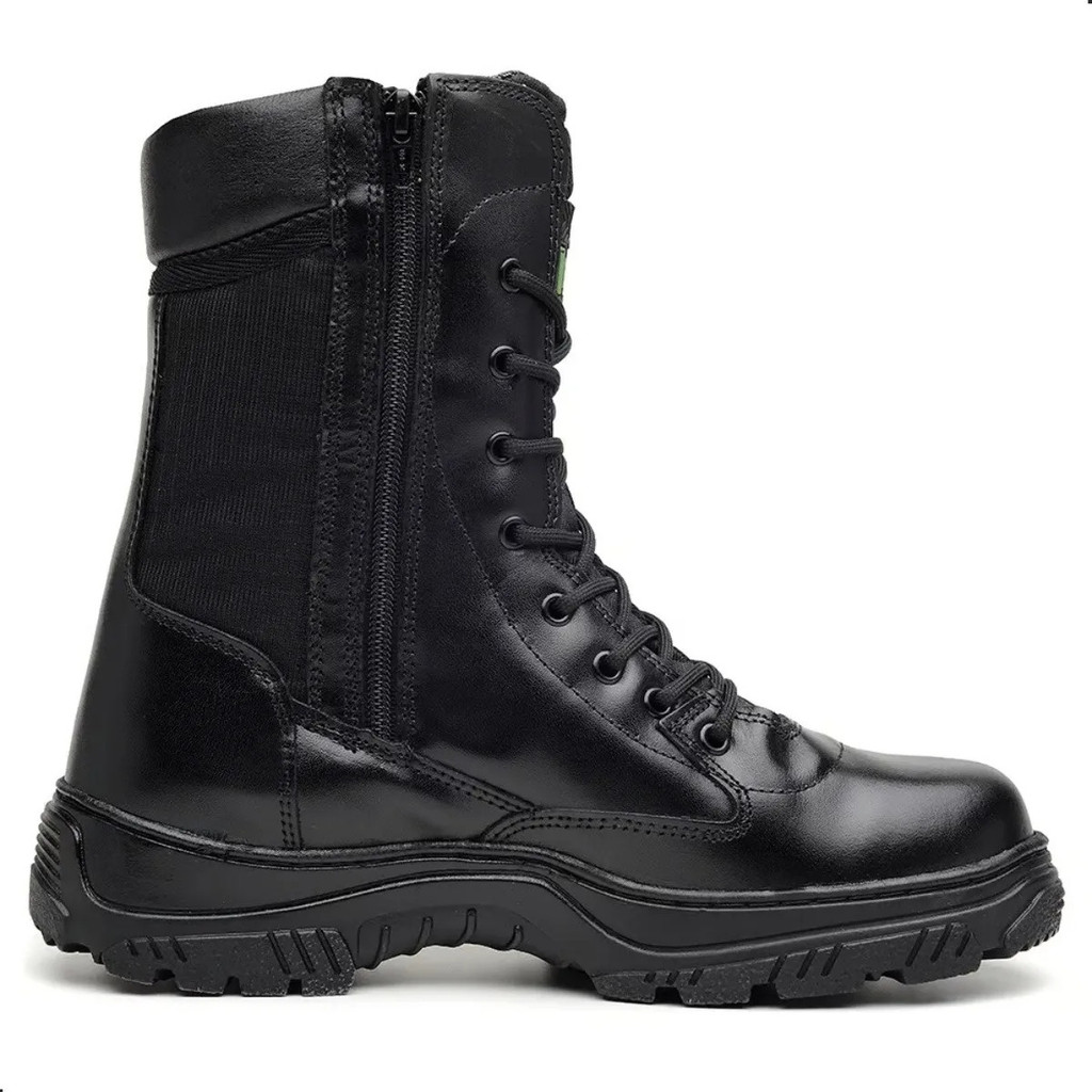 COTURNO BOTA MILITAR TÁTICA TEK COM ZÍPER
