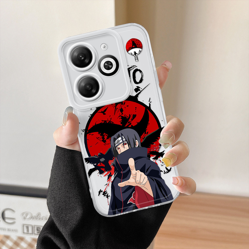 Capinha Naruto Para Tecno Spark 20C 20 Pop 8 Go 2024 Capa De Celular Macio Simples Transparente Case 0218 TSY