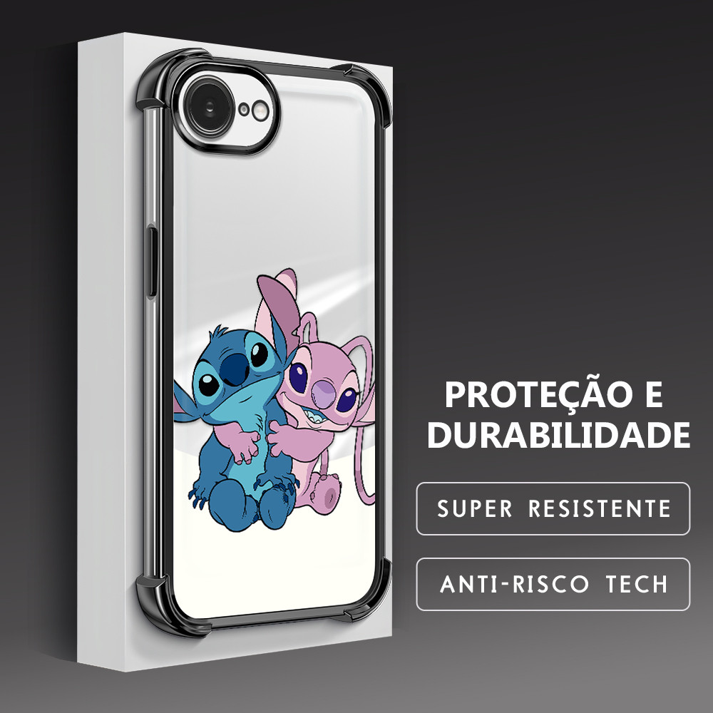 Capinha Capa Anti Impacto Transparente Luxo Para iPhone 17E 16E Case De Celular SJ 0027