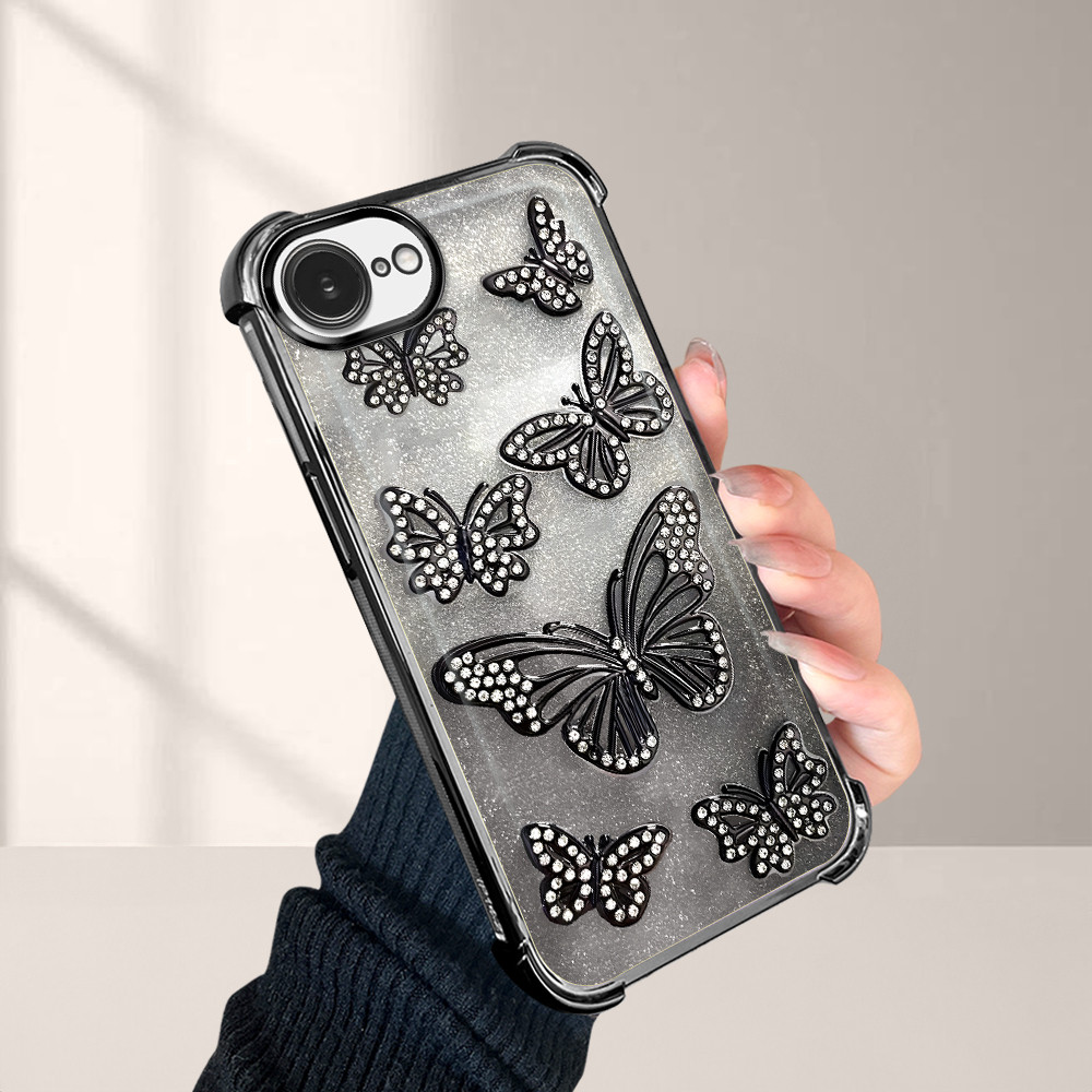 Capinha Capa Macia De Telefone Anti Impacto Transparente Luxo Para iPhone 17E 16E Soft Anti Choque Capas 0054FS