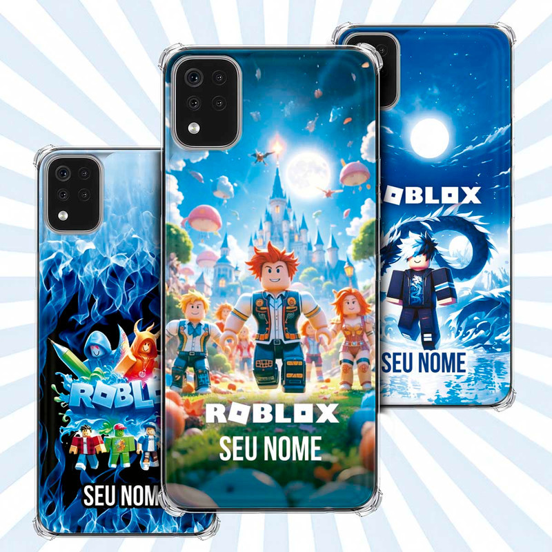 Capa Capinha - LG K52 - Jogo Roblox Gamer Avatar Skin Personalizada Nome