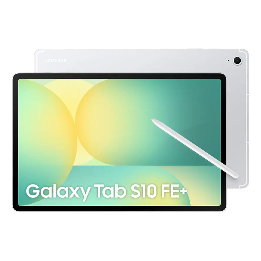 Tablet Samsung Galaxy Tab S10 FE+ 128GB WiFi - Prata, com Caneta S Pen e Capa, R