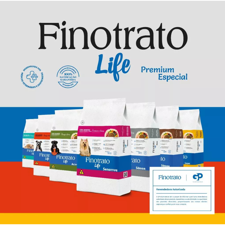 Ração Finotrato Life Sensitive Cães Adultos Raças Pequenas e Médias Sabor Cordeiro e Arroz 3kg — imagem 2 de 2