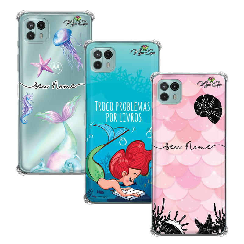 Capa Capinha - Motorola Moto G50 5G - Sereia Personalizada