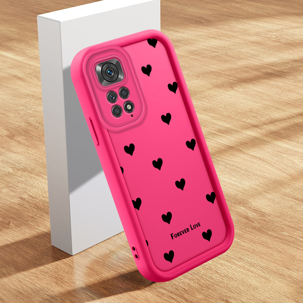 Capa De Celular Anti Choque Para Xiaomi Redmi Note 11 11S Capinha Macia Silicone Coração TY 2360 em Oferta na Shopee