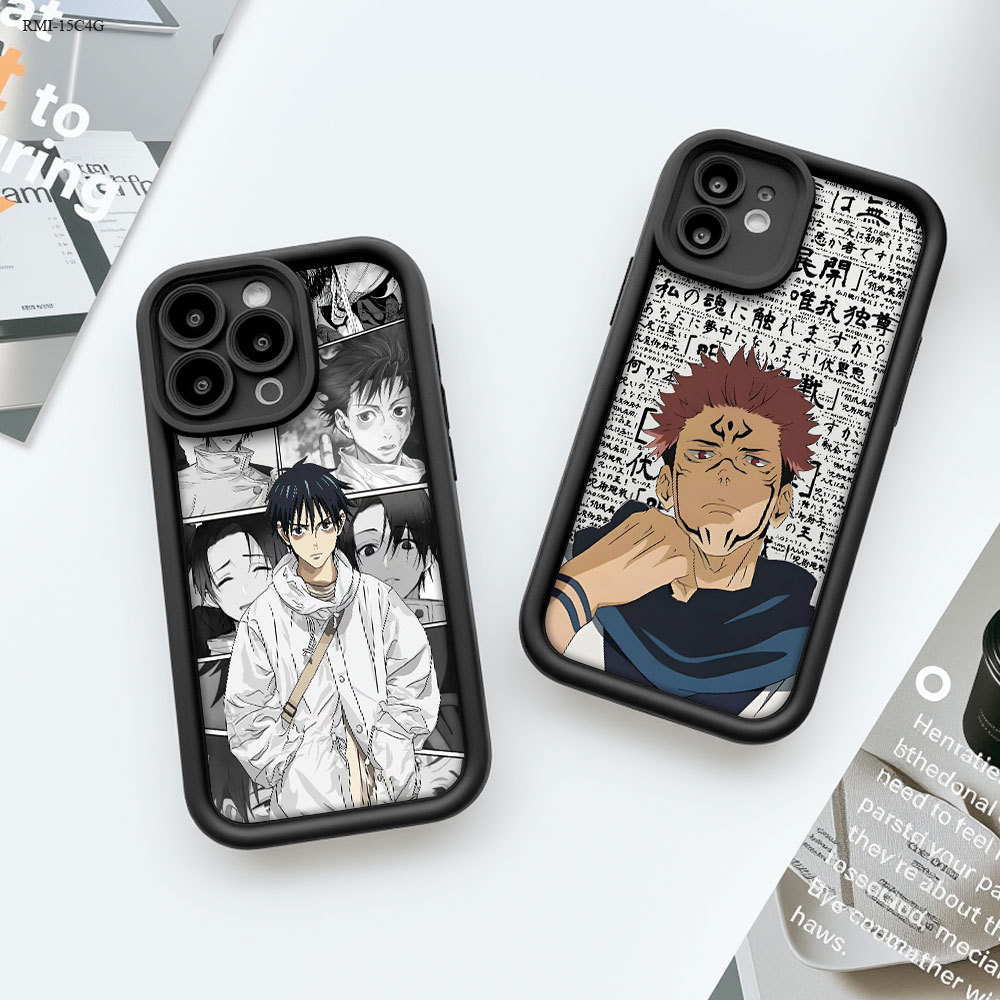 Capa Preta Anti Choque Para Xiaomi Redmi 15C 13C 14C 12C 15 12 13 4G 5G Capinha Macia Silicone Proteção Case BTY 6654