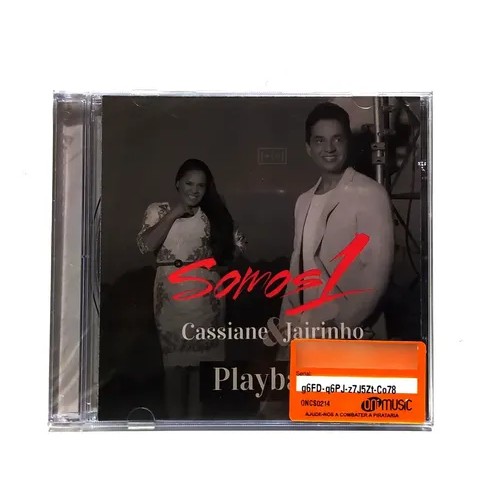 CD CASSIANE E JAIRINHO - SOMOS 1 - PLAYBACK - LACRADO