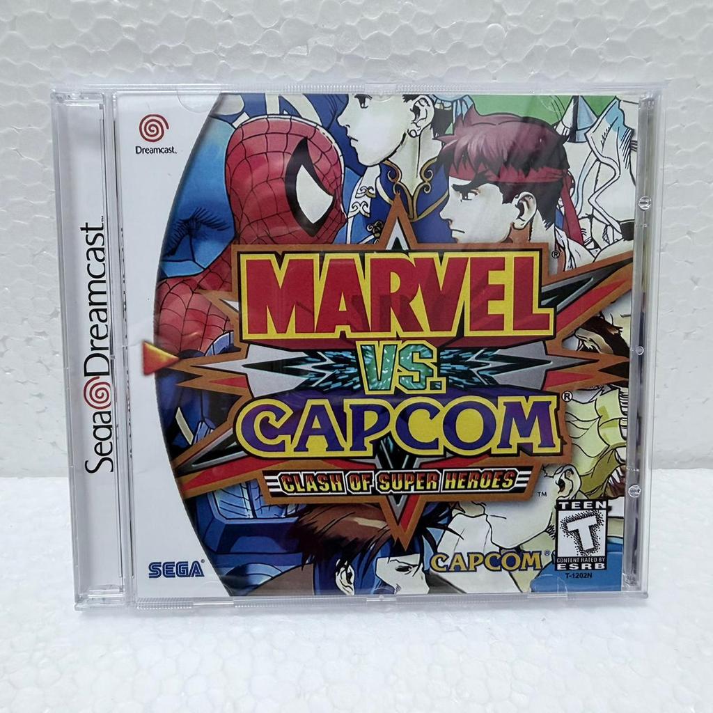 Marvel Vs Capcom clash of super heroes -Dreamcast - Jogo Prensado (Dreamcast)