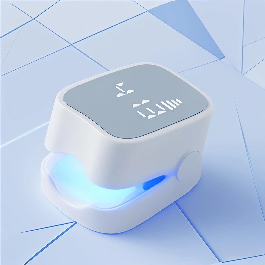 Luz LED Portátil Para Unhas com Visor Digital - Recarregável Por USB Para Unhas Das Mãos e Dos Pés Vendido(s) 
