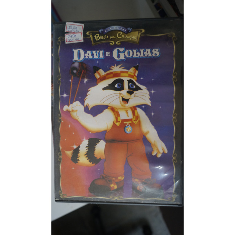 DVD Desenho Original - Bíblia Para Crianças - Davi e Golias