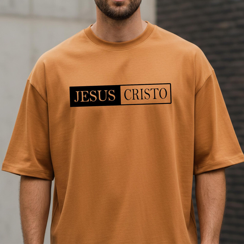 Camiseta Personalizada Oversized Streetwear Estampada Jesus Cristo