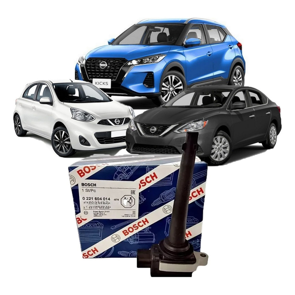 Bobina Ignição Original Bosch March Sentra Tiida Versa 1.6