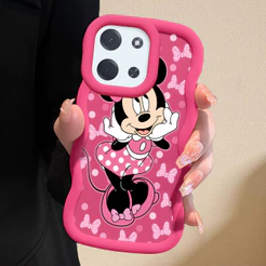 Capinha Para Xiaomi Poco C85 4G Capa Silicone Macio Protetora De Telefone Simple Minnie Mouse Case MKL0111